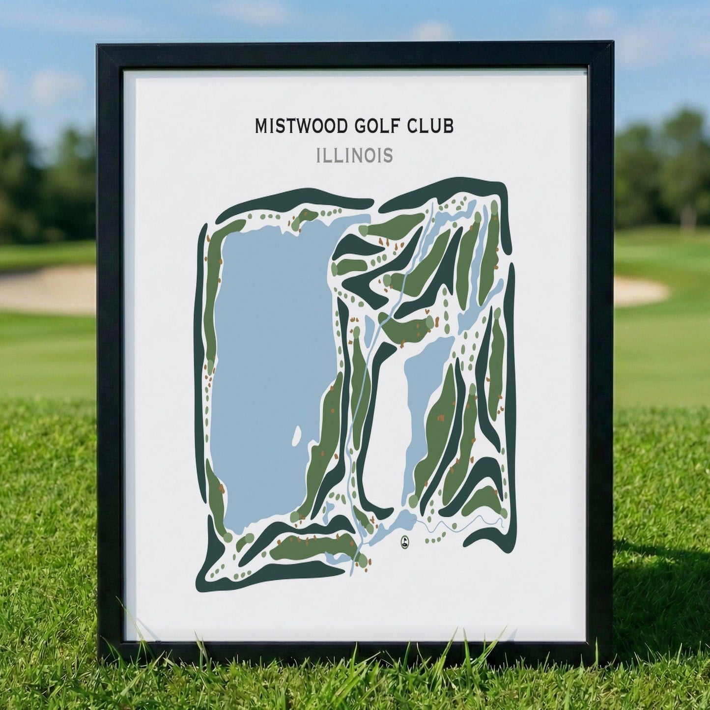 Mistwood Golf Club, Illinois - Printed Golf Courses