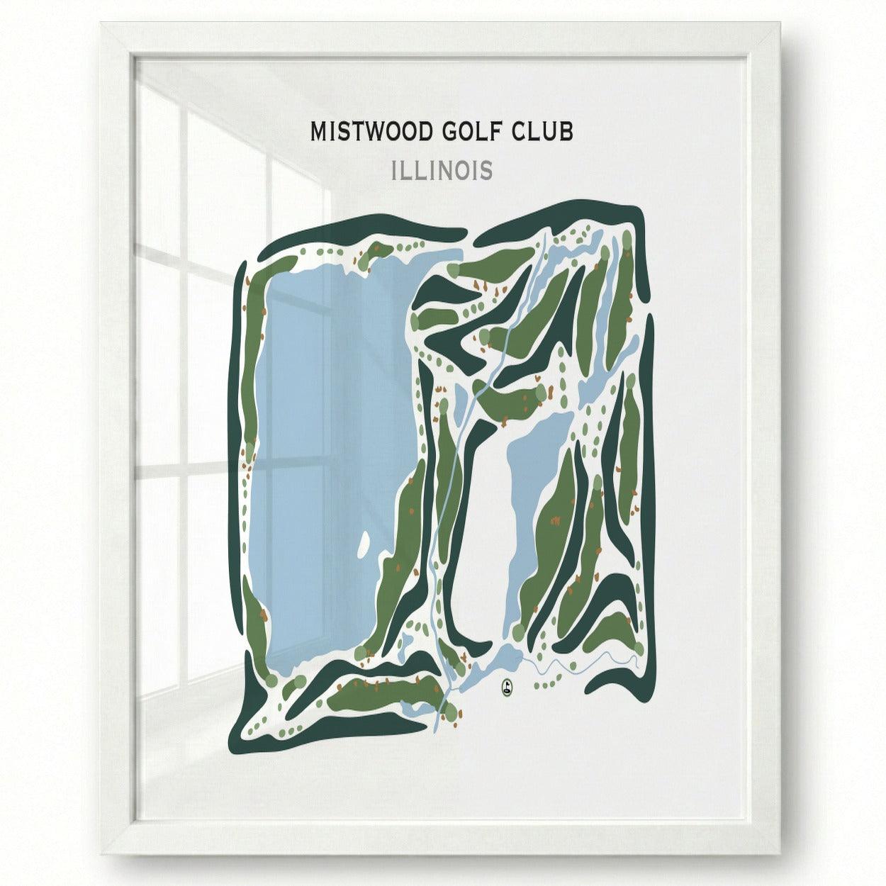 Mistwood Golf Club, Illinois - Printed Golf Courses