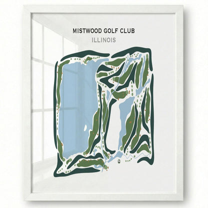 Mistwood Golf Club, Illinois - Printed Golf Courses