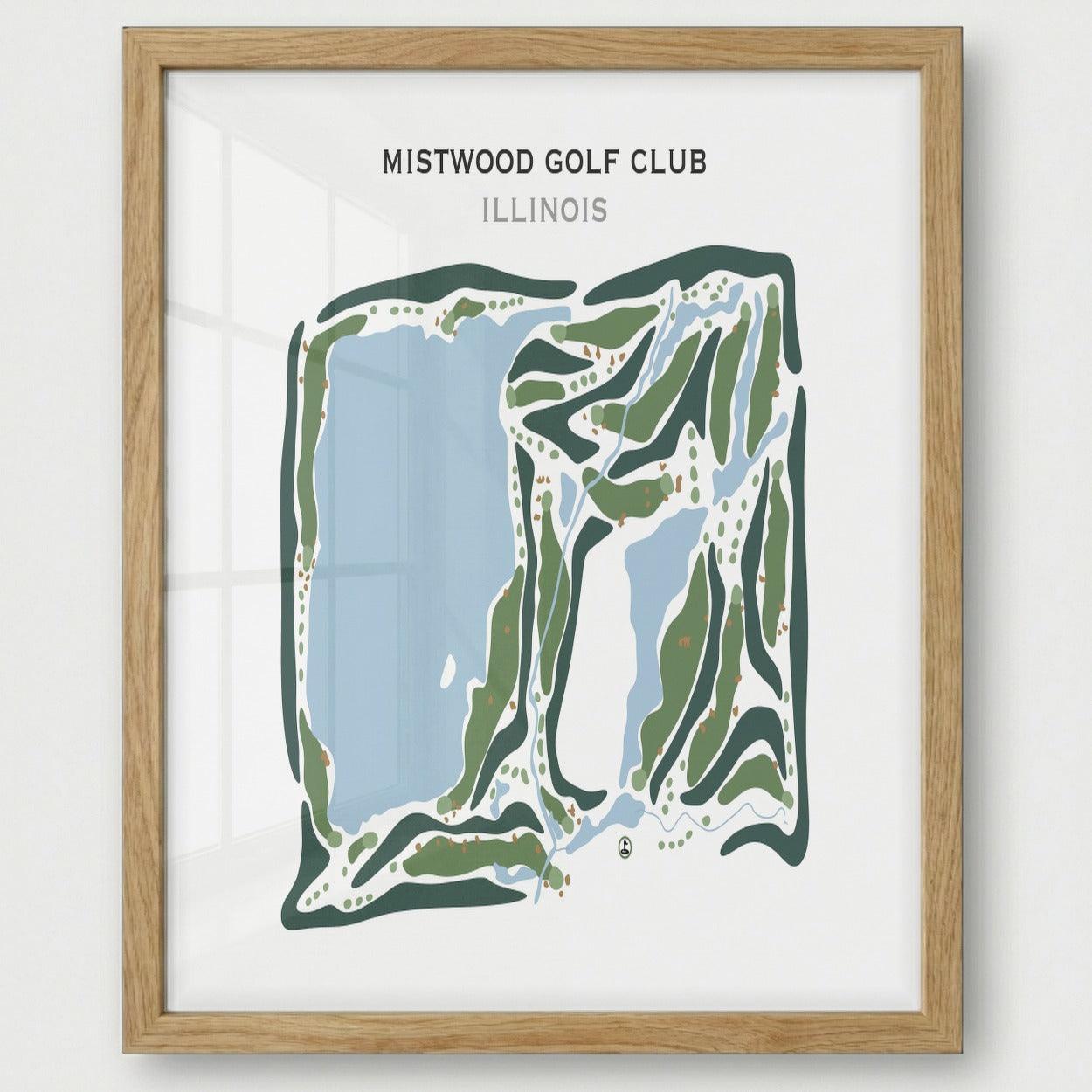 Mistwood Golf Club, Illinois - Printed Golf Courses
