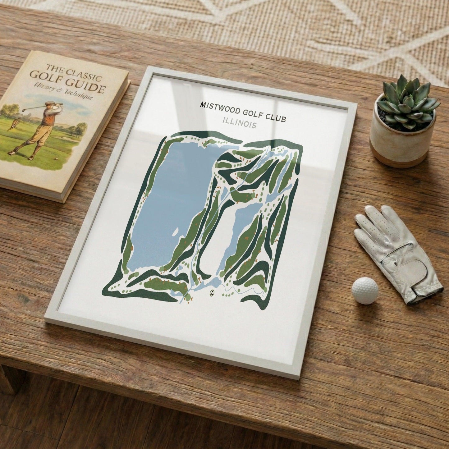 Mistwood Golf Club, Illinois - Printed Golf Courses