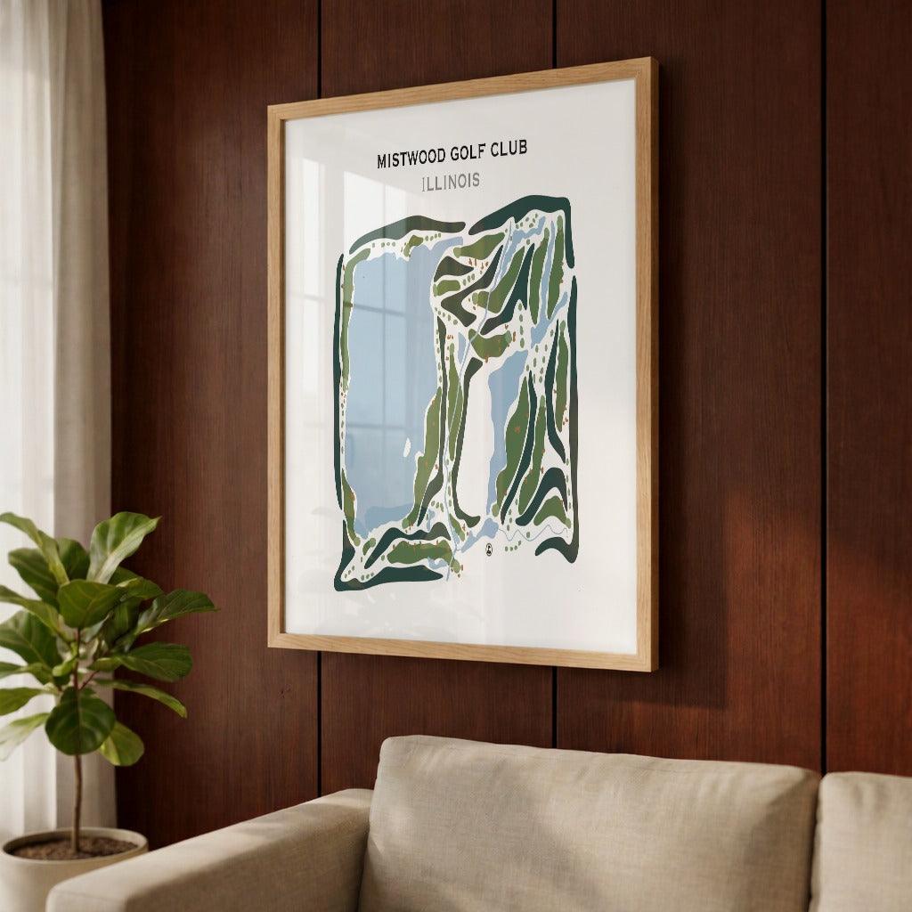 Mistwood Golf Club, Illinois - Printed Golf Courses