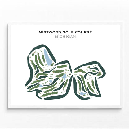 Mistwood Golf Course, Michigan - Printed Golf Courses