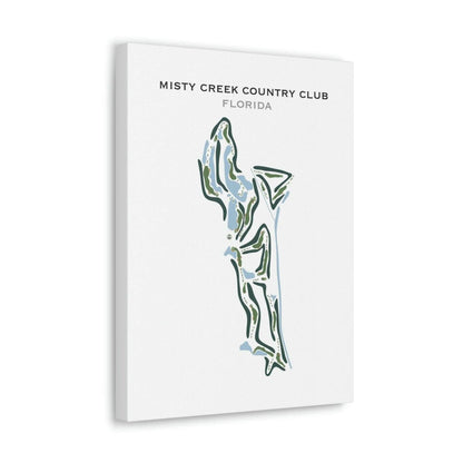 Misty Creek Country Club, Florida - Printed Golf Courses