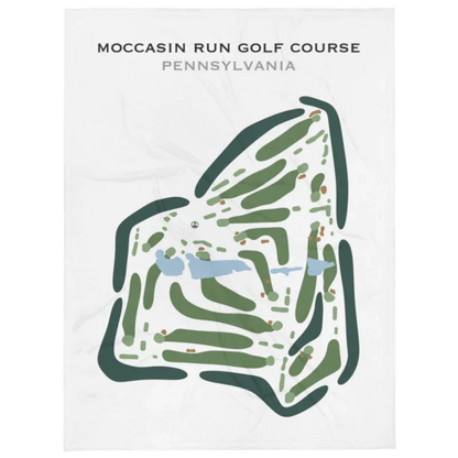 Moccasin Run Golf Course, Pennsylvania - Printed Golf Courses