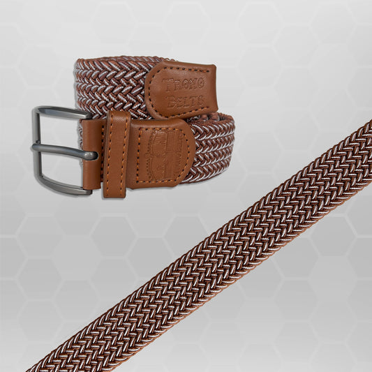 Mocha Premium Stretch Belt