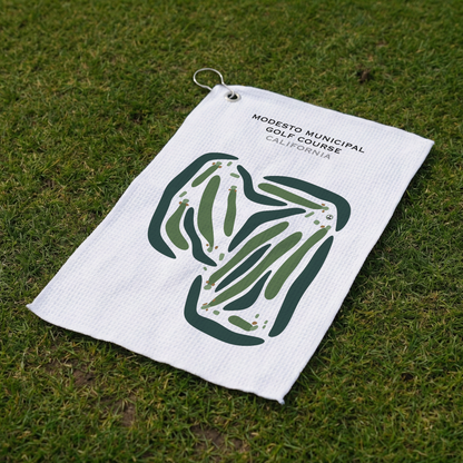 Modesto Municipal Golf Course, California - Printed Golf Courses