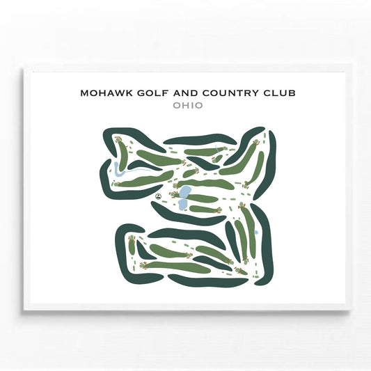 Mohawk Golf & Country Club, Ohio - Printed Golf Courses