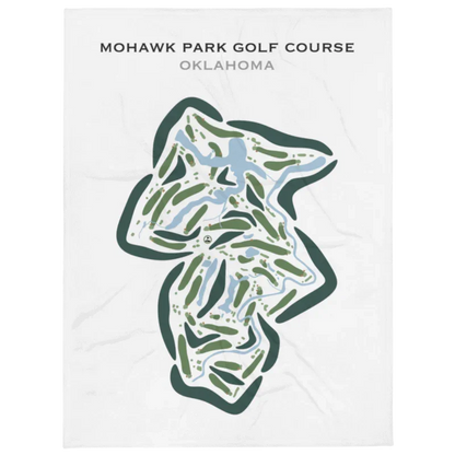 Mohawk Park Golf Course, Oklahoma - Printed Golf Courses