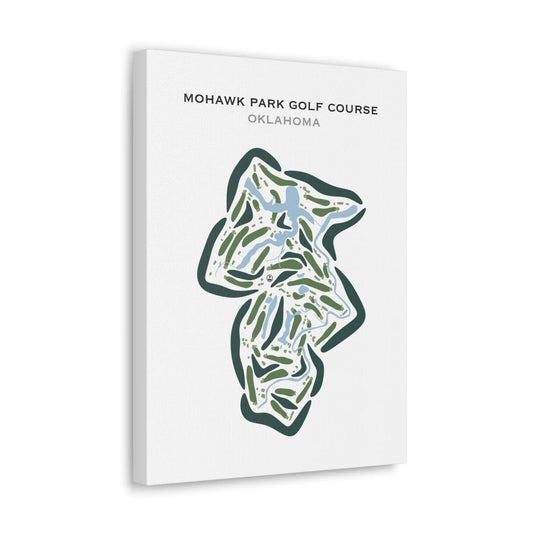 Mohawk Park Golf Course, Oklahoma - Printed Golf Courses