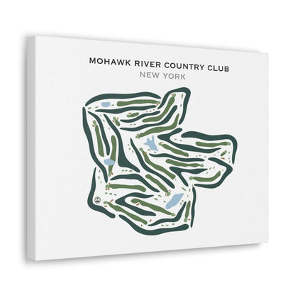 Mohawk River Country Club, New York - Printed Golf Courses