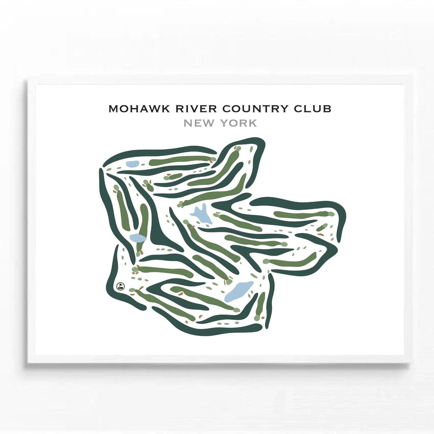 Mohawk River Country Club, New York - Printed Golf Courses