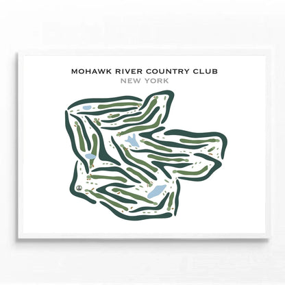 Mohawk River Country Club, New York - Printed Golf Courses