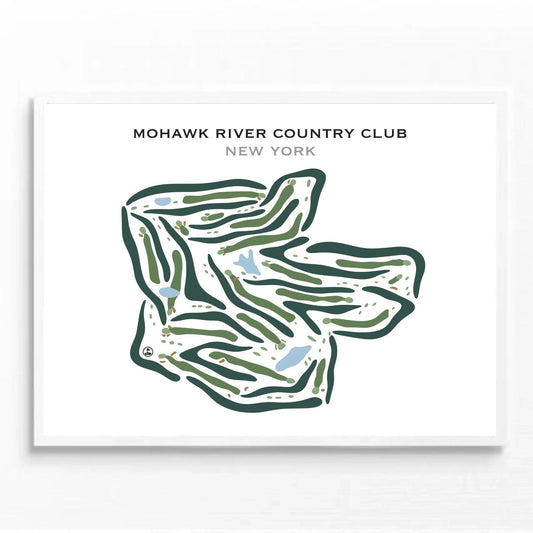 Mohawk River Country Club, New York - Printed Golf Courses