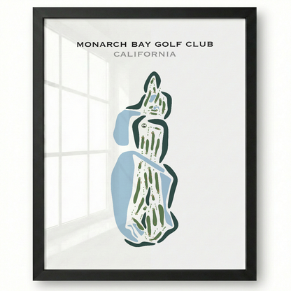 Monarch Bay Golf Club, California - Printed Golf Courses