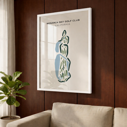 Monarch Bay Golf Club, California - Printed Golf Courses