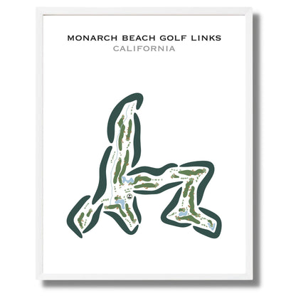 Monarch Beach Golf Links, California - Printed Golf Course