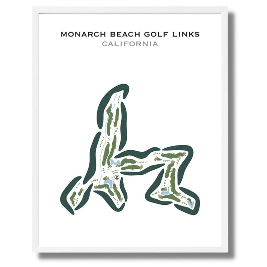 Monarch Beach Golf Links, California - Printed Golf Courses