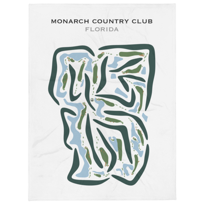 Monarch Country Club, Florida - Printed Golf Courses