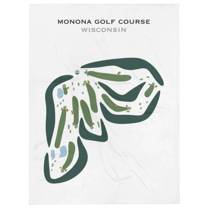Monona Municipal Golf Course, Wisconsin - Printed Golf Courses
