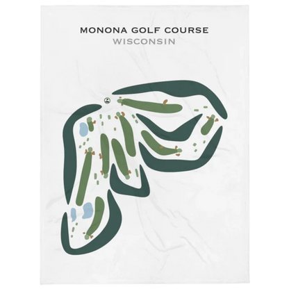 Monona Municipal Golf Course, Wisconsin - Printed Golf Courses