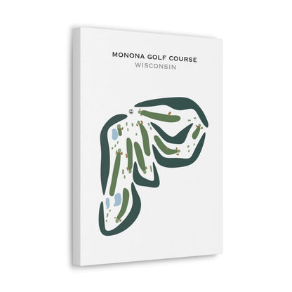 Monona Municipal Golf Course, Wisconsin - Printed Golf Courses