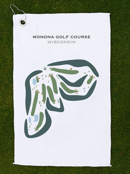 Monona Municipal Golf Course, Wisconsin - Printed Golf Courses