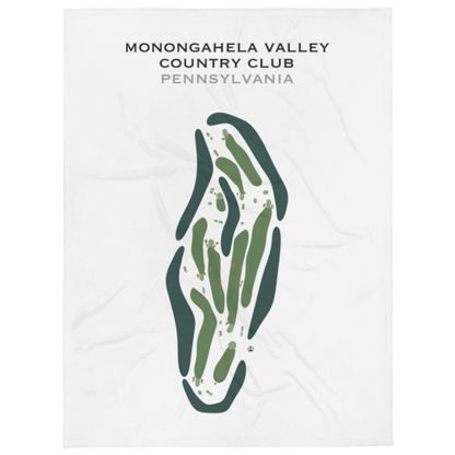 Monongahela Valley Country Club, Pennsylvania - Printed Golf Courses