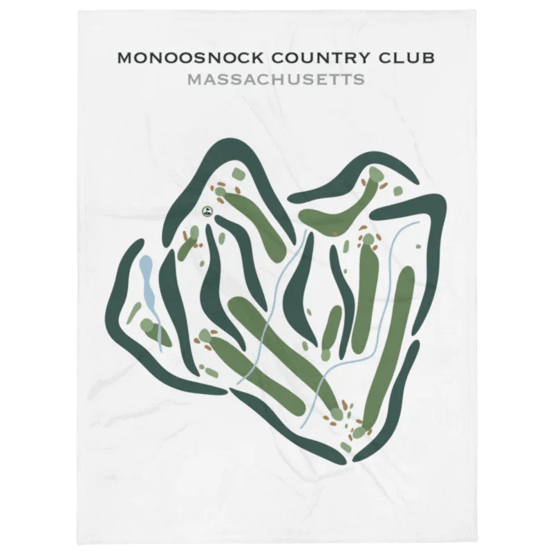 Monoosnock Country Club, Massachusetts - Printed Golf Courses