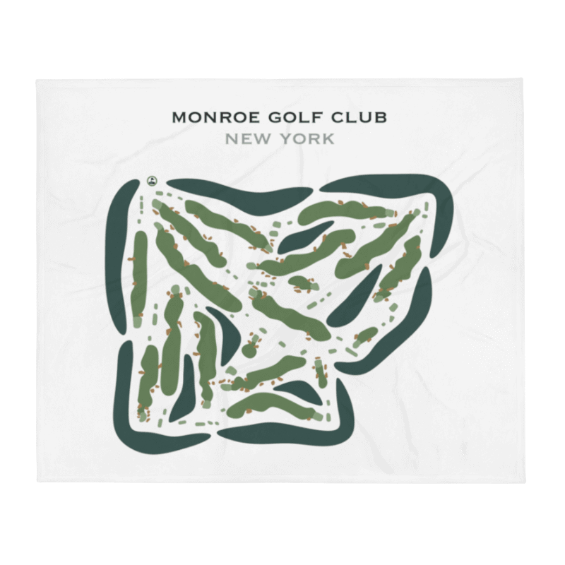 Monroe Golf Club, New York - Printed Golf Courses