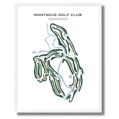 Montague Golf Club, Vermont - Printed Golf Courses