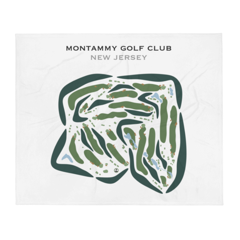 Montammy Golf Club, New Jersey - Printed Golf Courses
