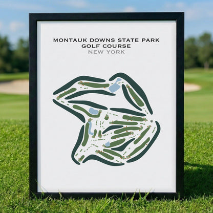 Montauk Downs State Park Golf Course, New York - Printed Golf Courses