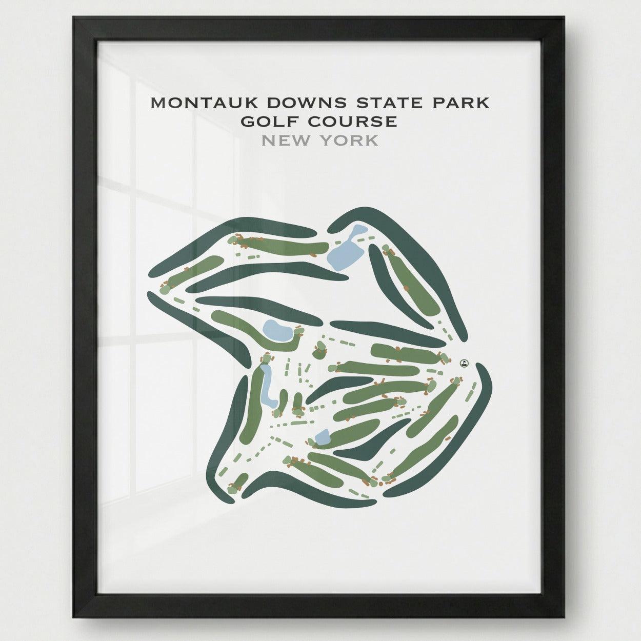 Montauk Downs State Park Golf Course, New York - Printed Golf Courses