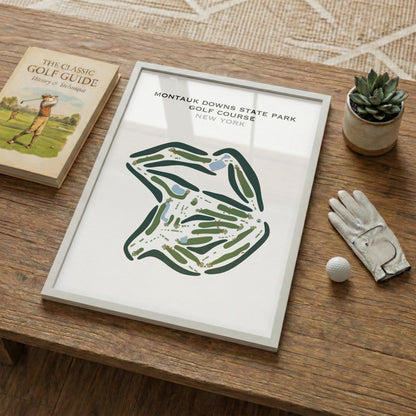 Montauk Downs State Park Golf Course, New York - Printed Golf Courses
