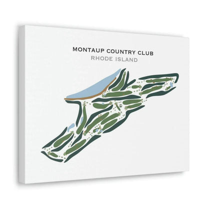 Montaup Country Club, Rhode Island - Printed Golf Courses