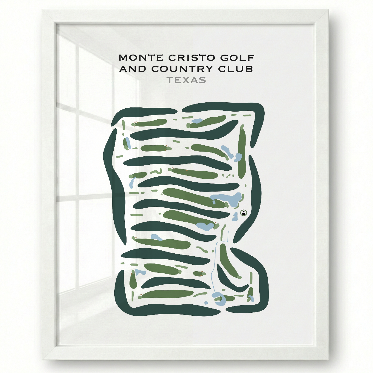 Monte Cristo Golf & Country Club, Texas - Printed Golf Courses