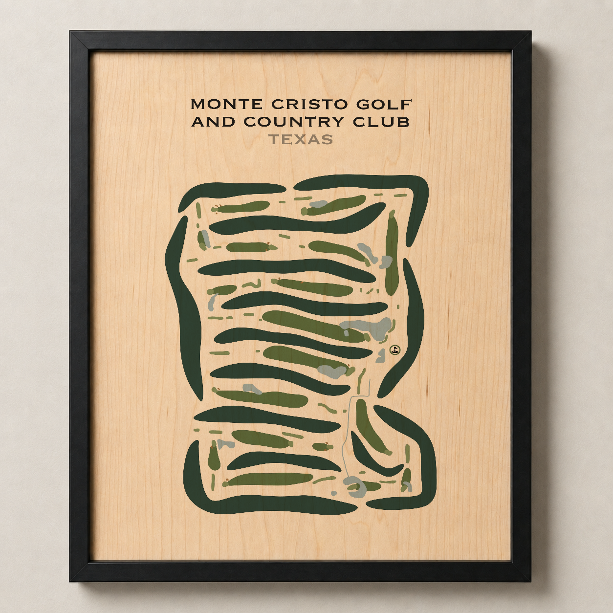 Monte Cristo Golf & Country Club, Texas - Printed Golf Courses
