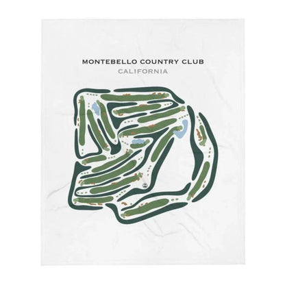 Montebello Country Club, California - Printed Golf Courses