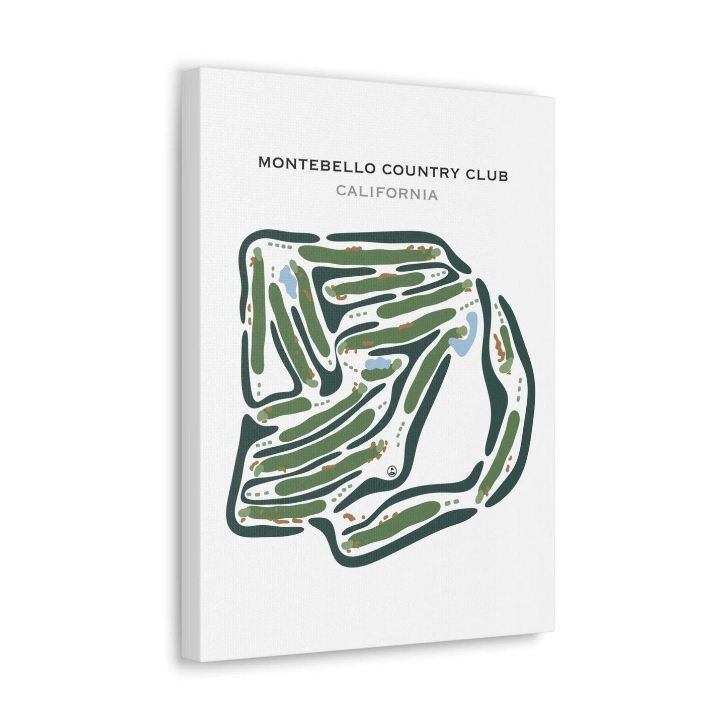Montebello Country Club, California - Printed Golf Courses