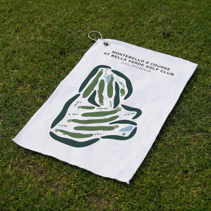 Montebello 9 Course at Bella Verde Golf Club, California - Printed Golf Courses