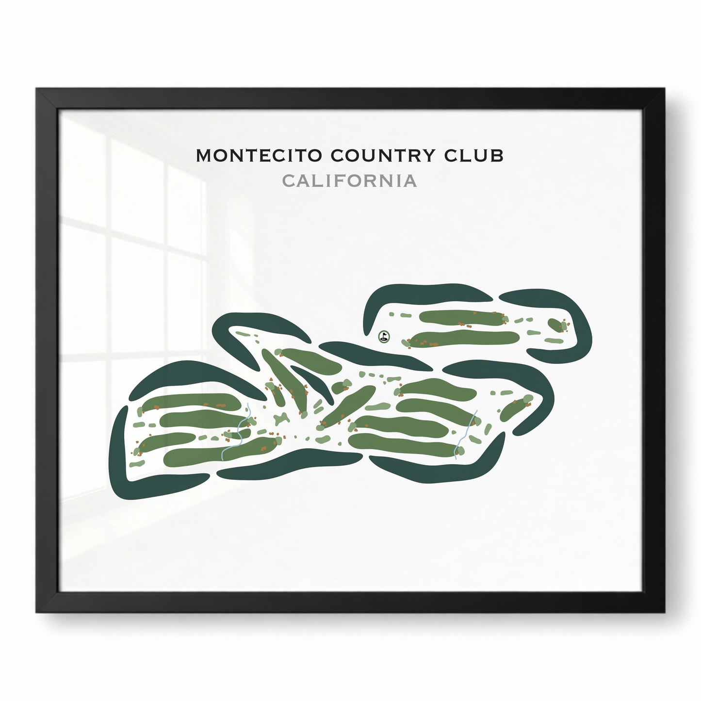 Montecito Country Club, California - Printed Golf Courses