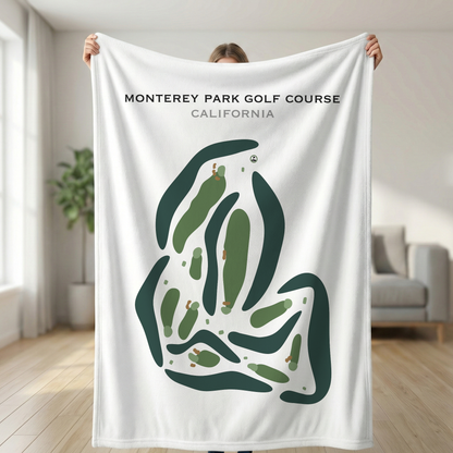Monterey Pines Golf Club, California - Printed Golf Courses