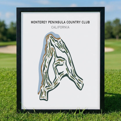 Monterey Peninsula Country Club, California - Printed Golf Courses