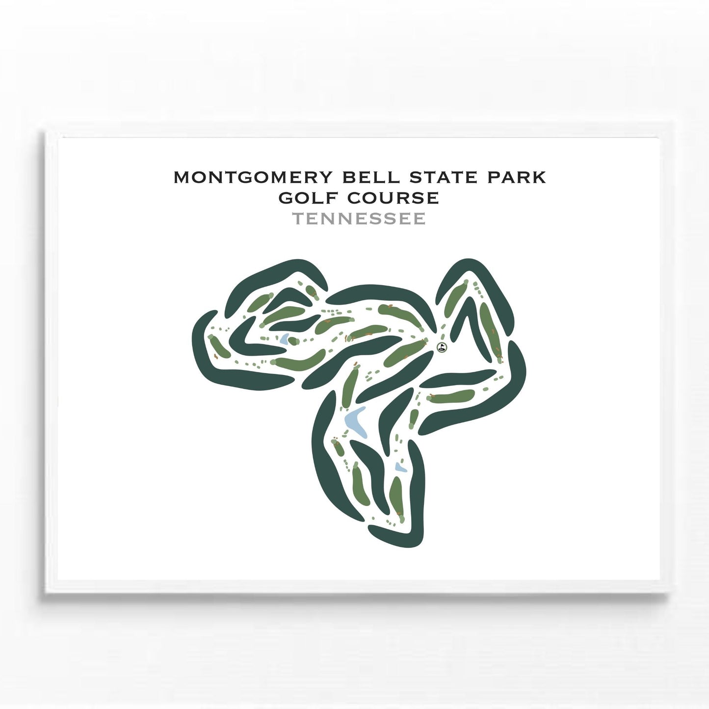 Montgomery Bell State Park Golf Course, Tennessee - Printed Golf Courses
