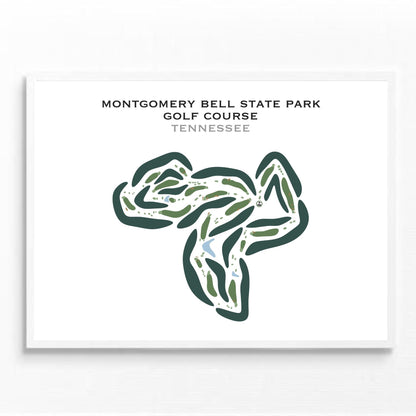 Montgomery Bell State Park Golf Course, Tennessee - Printed Golf Courses