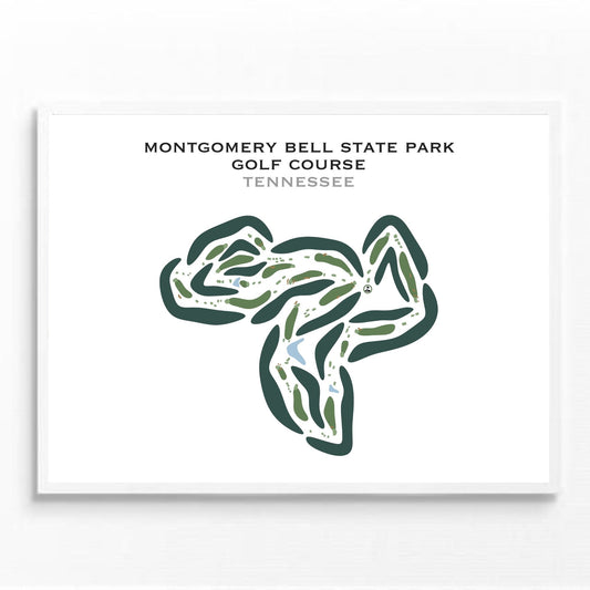Montgomery Bell State Park Golf Course, Tennessee - Printed Golf Courses