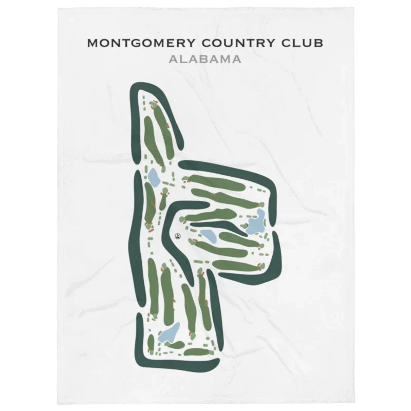 Montgomery Country Club, Alabama - Printed Golf Courses