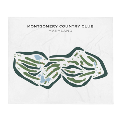 Montgomery Country Club, Maryland - Printed Golf Courses