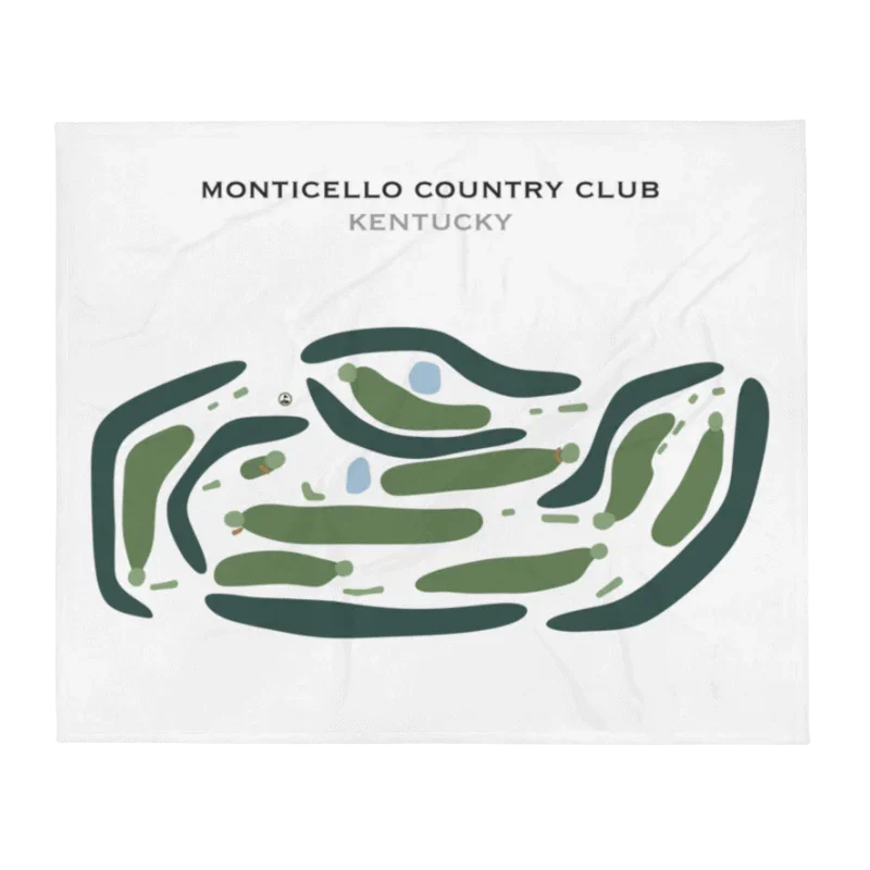 Monticello Country Club, Kentucky - Printed Golf Courses